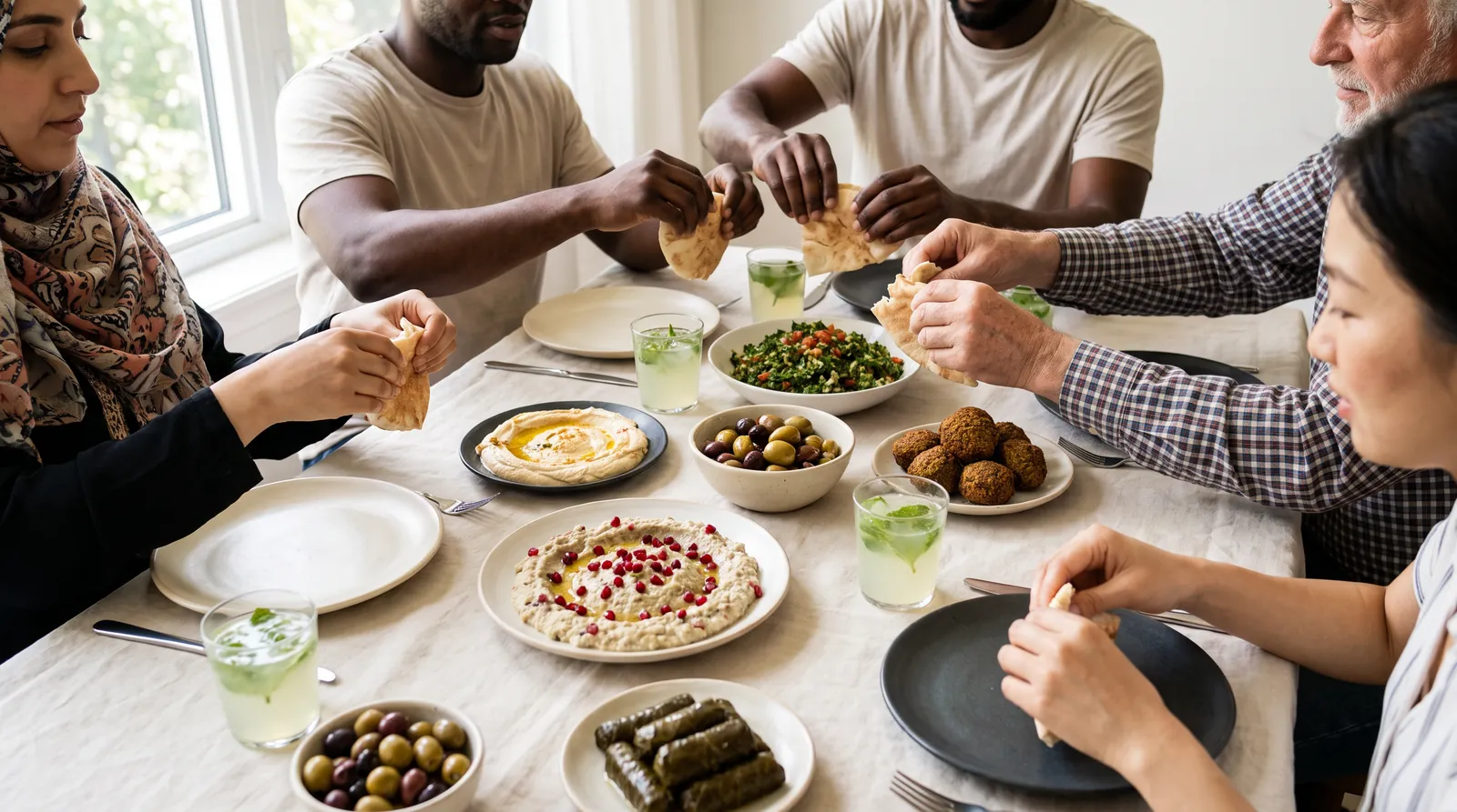 Les mezzés, faits pour être partagés