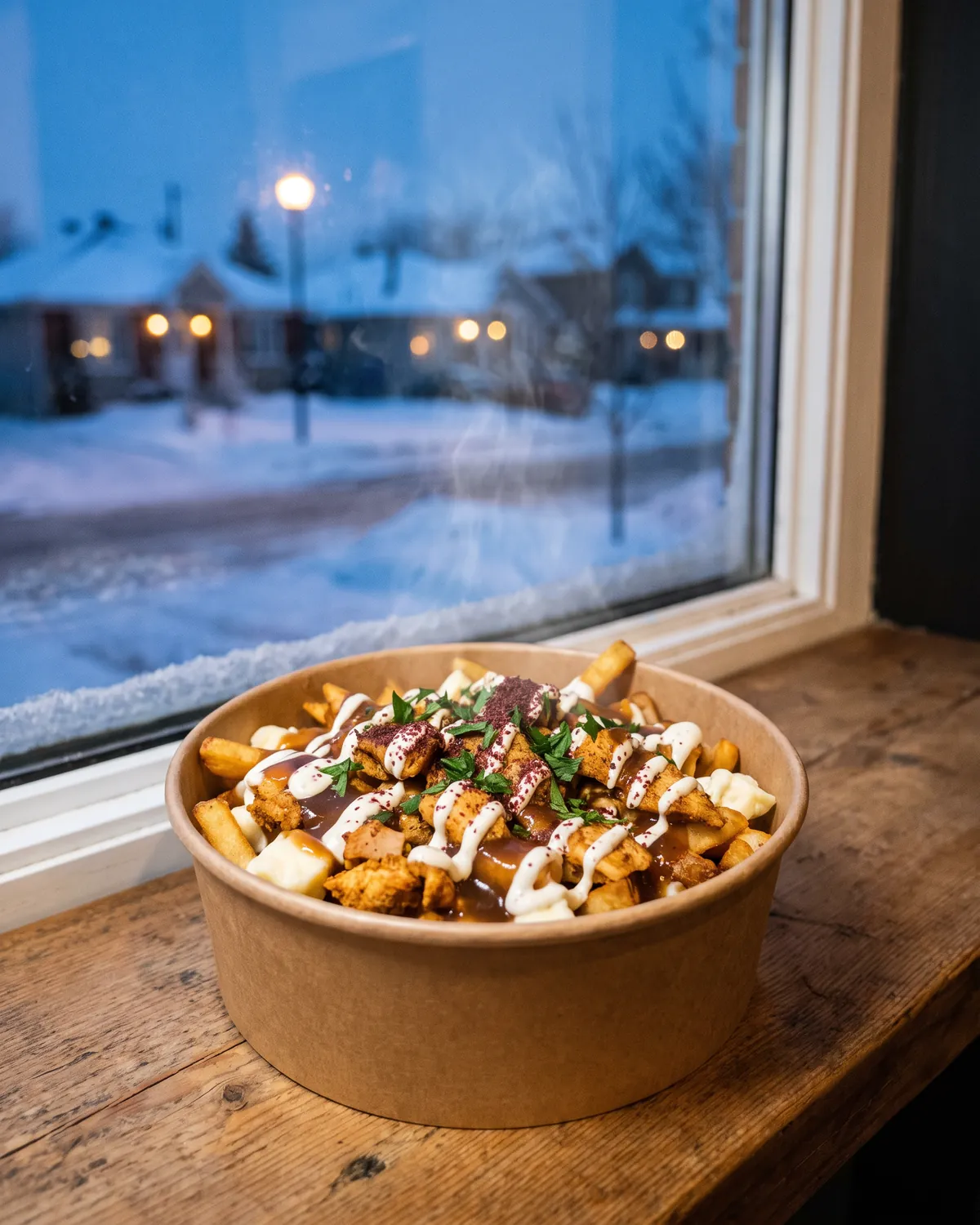 Poutine shawarma poulet