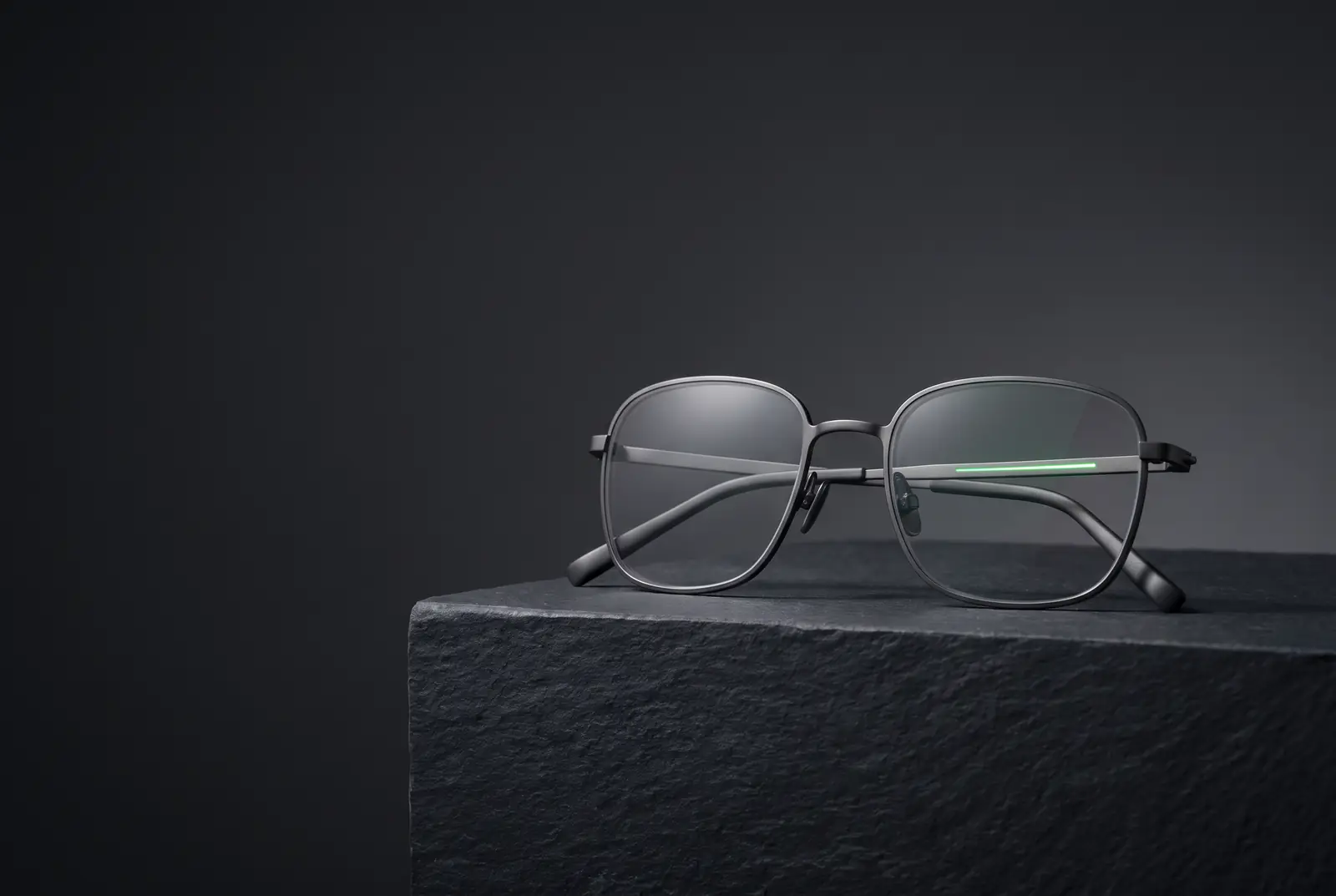 Illustration : lunettes intelligentes minimalistes